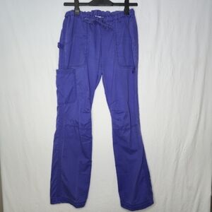 Koi By Kathy Peterson Ladies Scub Uniform Pants Blue Size Small Tall
